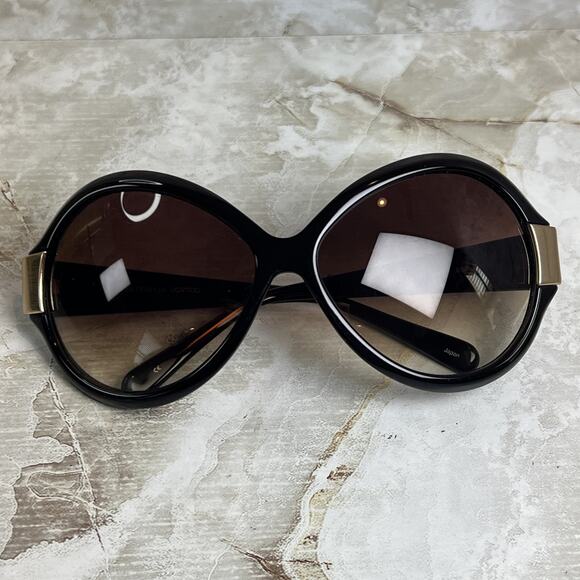 Oliver Peoples Sunglasses Harlot Oversized Dark Brown/Gold 64-15-130 Case Japan main image 9